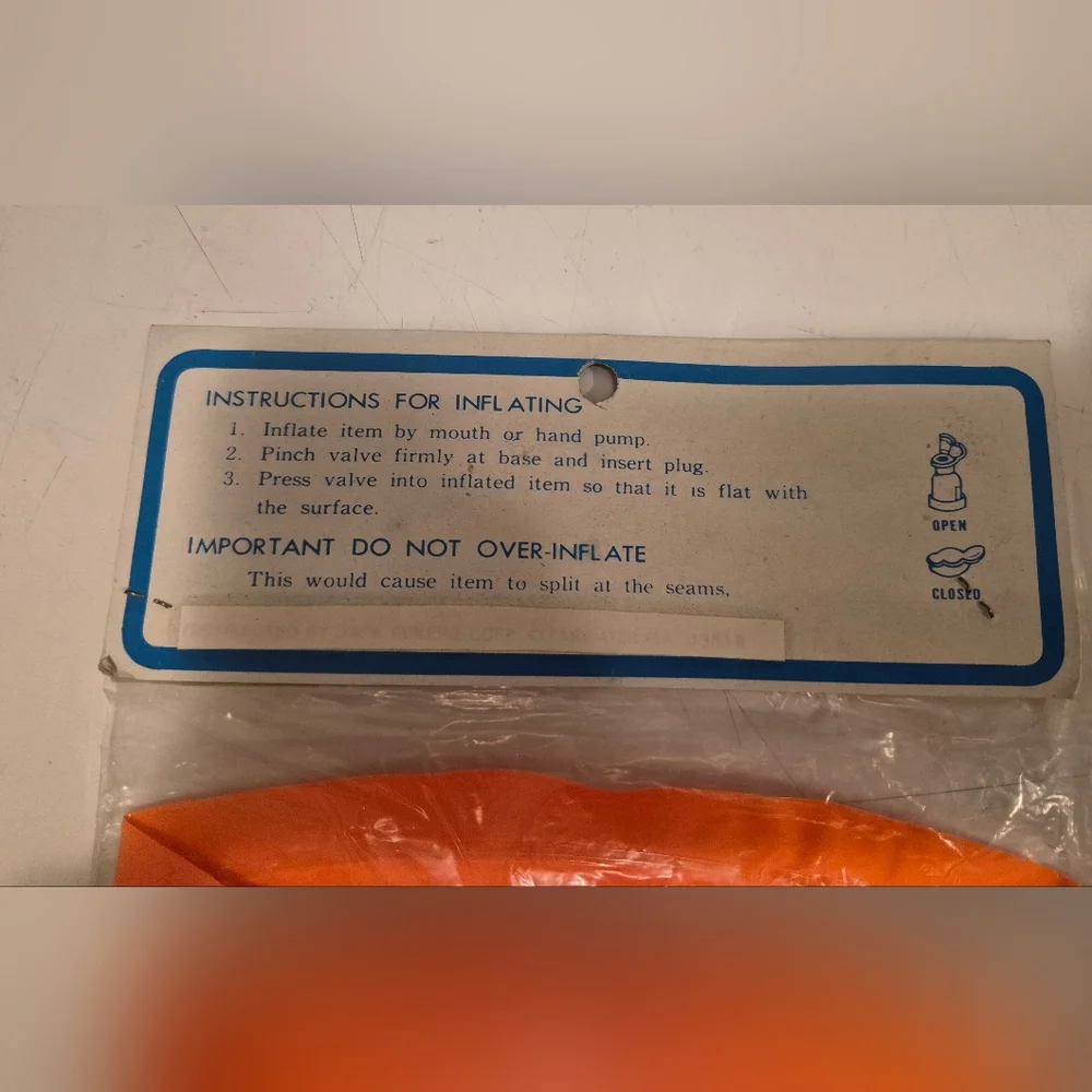 VTG Flordia Souvenir Orange Swim Ring